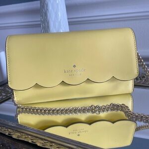 Kate Spade Gemma Scalloped Crossbody Wallet on Chain